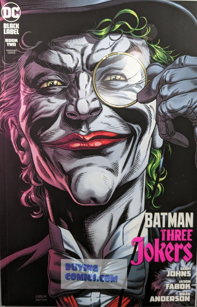 Batman Three Jokers #2 Comic Book Cover Art