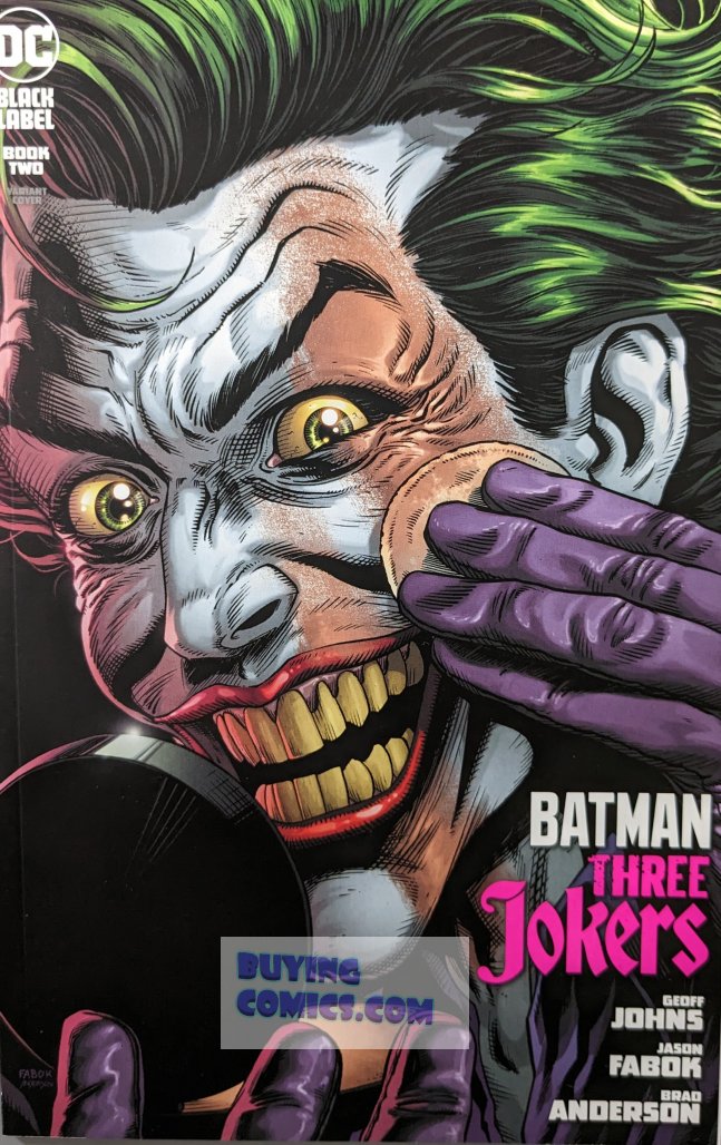 Batman Three Jokers #2 Comic Book Cover Art