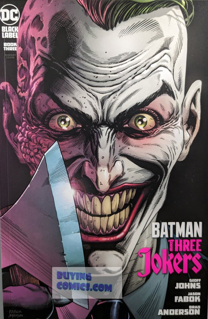 Batman Three Jokers #3 Comic Book Cover Art