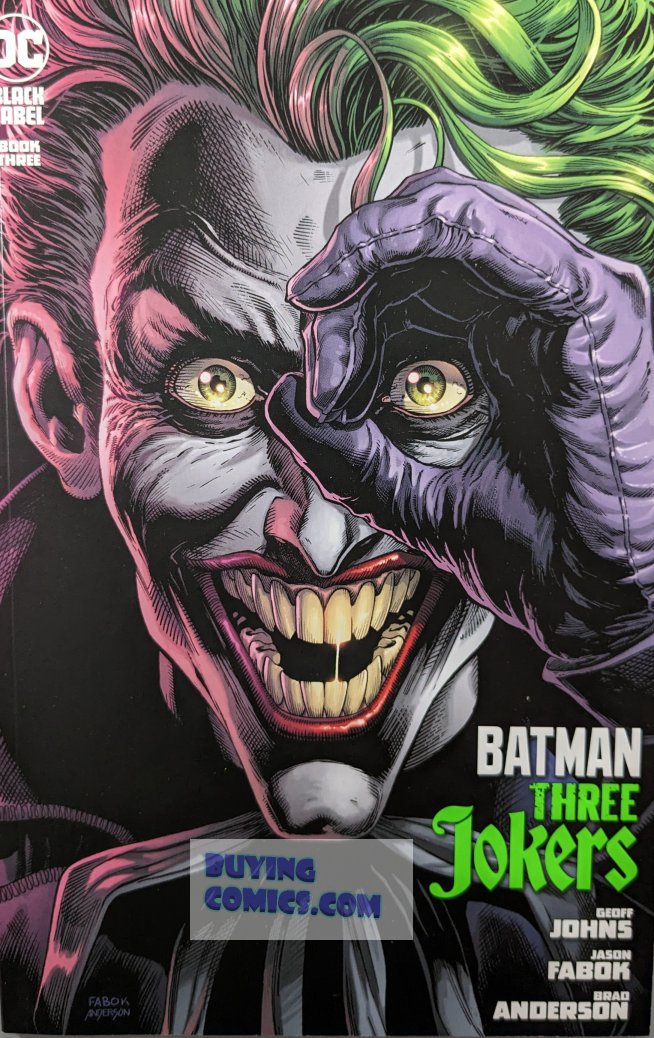 Batman Three Jokers #3 Comic Book Cover Art