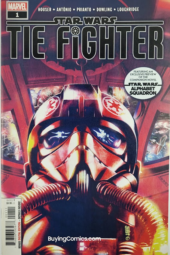 Star Wars Tie Fighter #1 Cover Art