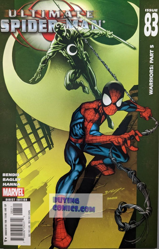 Ultimate Spider-Man #83 Comic Book Cover Art by Mark Bagley