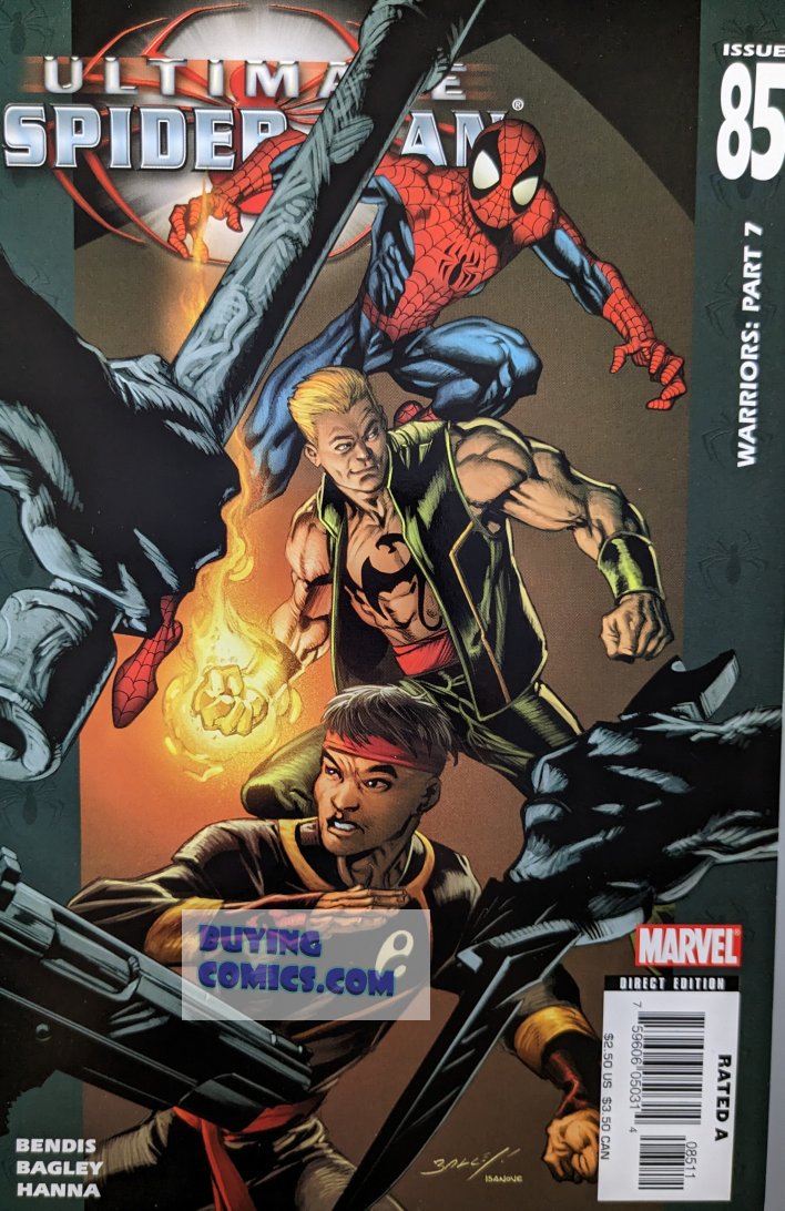 Ultimate Spider-Man #85 Comic Book Cover Art by Mark Bagley