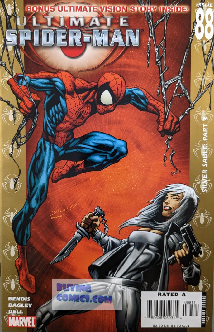 Ultimate Spider-Man #88 Comic Book Cover Art by Mark Bagley