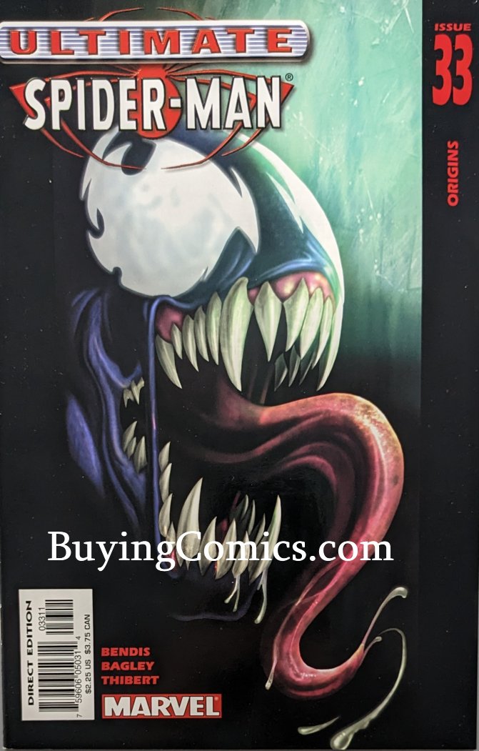 Ultimate Spider-Man #33 Comic Book Cover Art