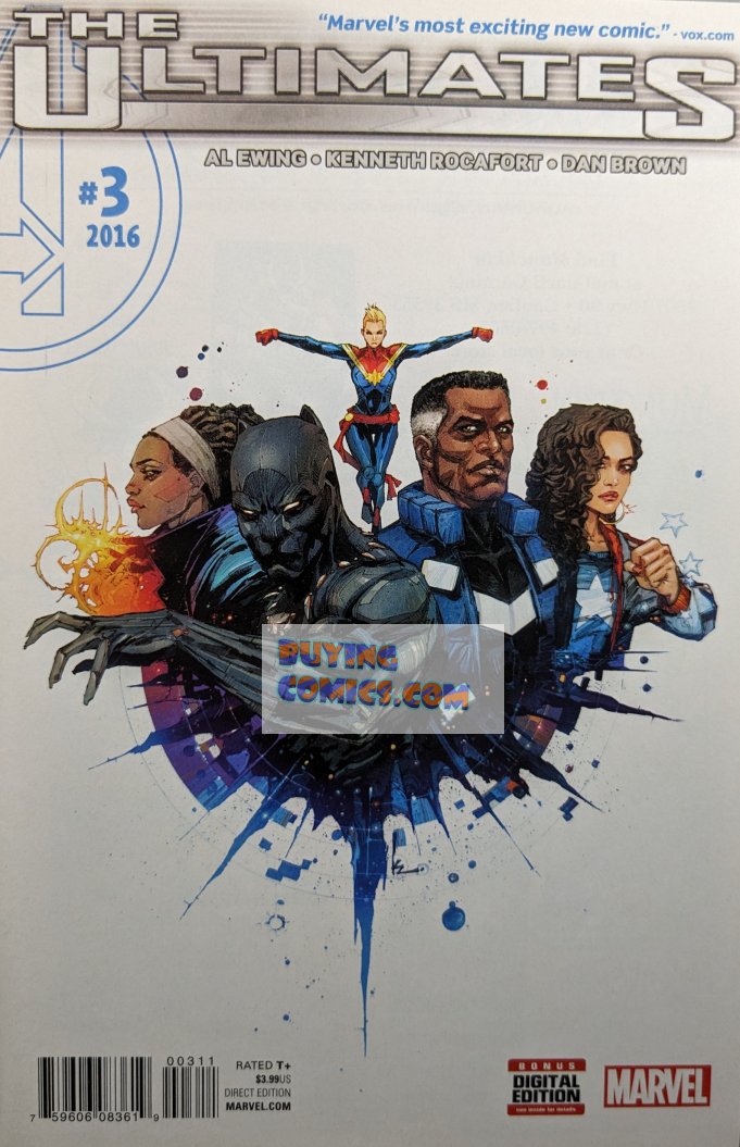 Ultimates #3 Comic Book Cover Art