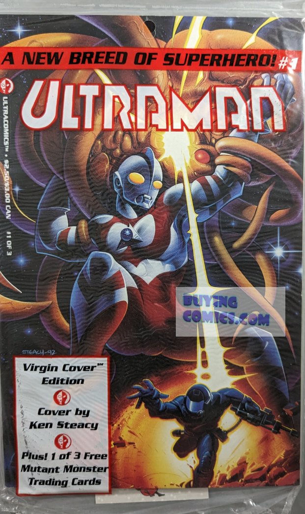 Ultraman #1 Comic Book Cover Art