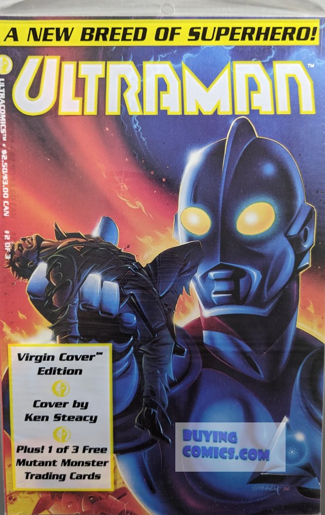 Ultraman #2 Comic Book Cover Art