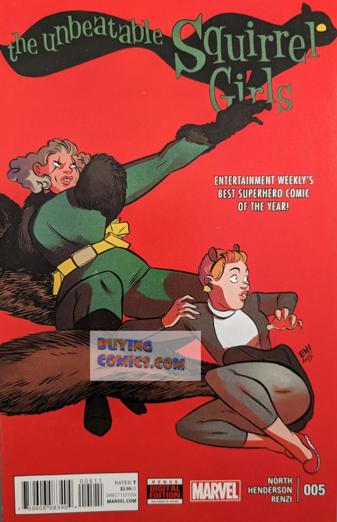 Unbeatable Squirrel Girl #5 Comic Book Cover Art