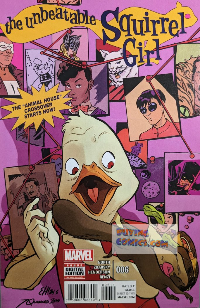 Unbeatable Squirrel Girl #6 Comic Book Cover Art