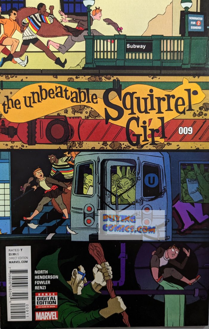 Unbeatable Squirrel Girl #9 Comic Book Cover Art