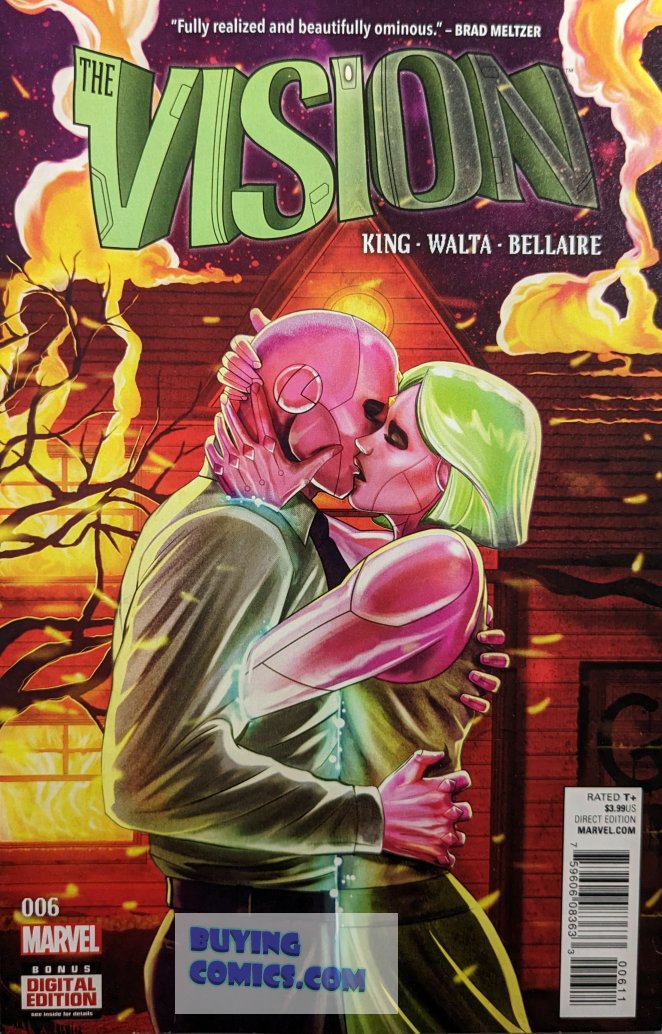 Vision #6 Comic Book Cover Art