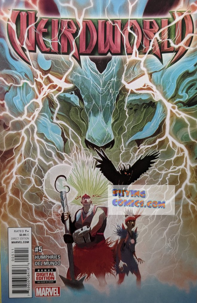 Weirdworld #5 Comic Book Cover Art by Mike Del Mundo