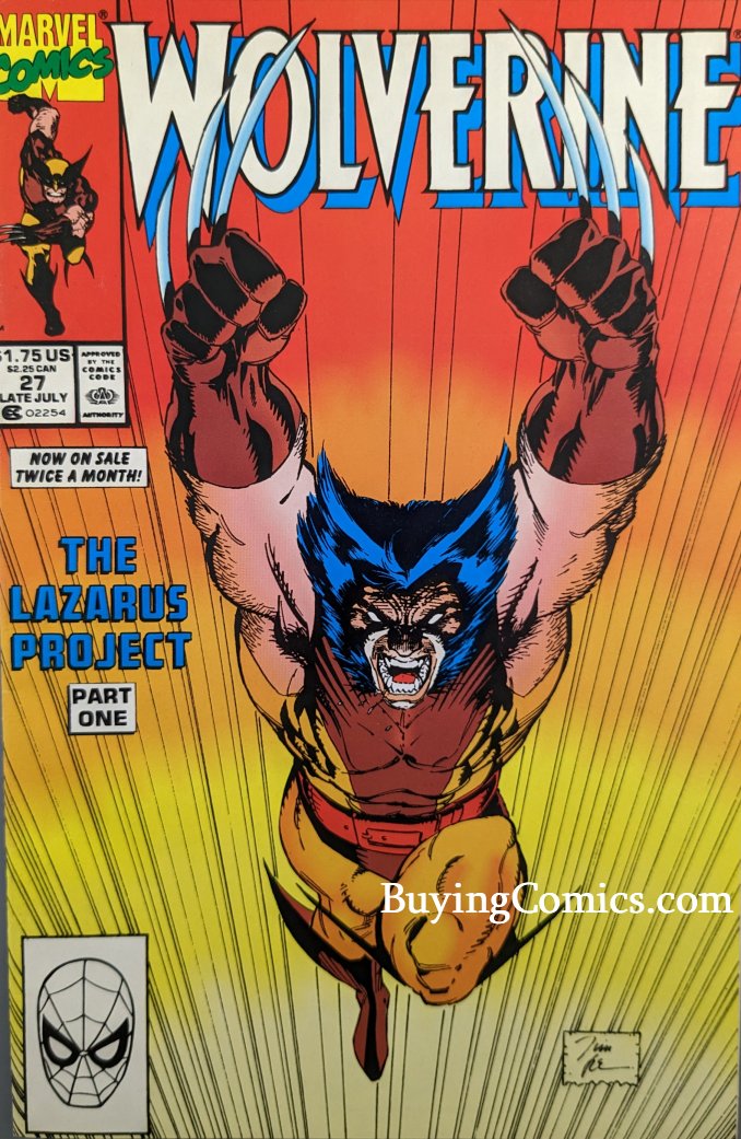 Wolverine #27 Comic Book Cover Art by Jim Lee