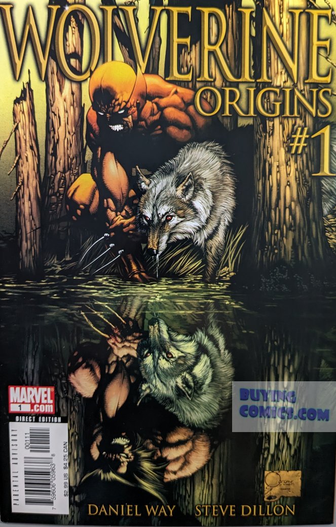 Wolverine Origins #1 Comic Book Cover Art