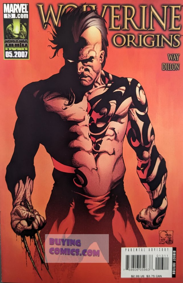 Wolverine Origins #13 Comic Book Cover Art