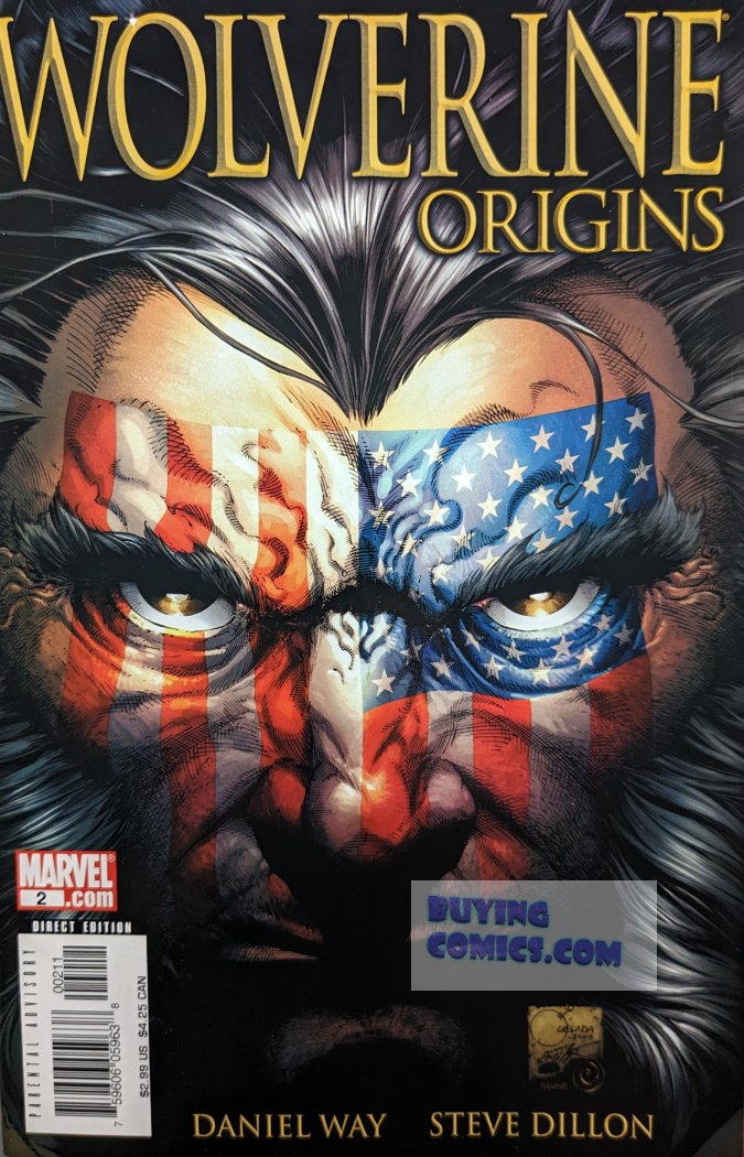 Wolverine Origins #2 Comic Book Cover Art