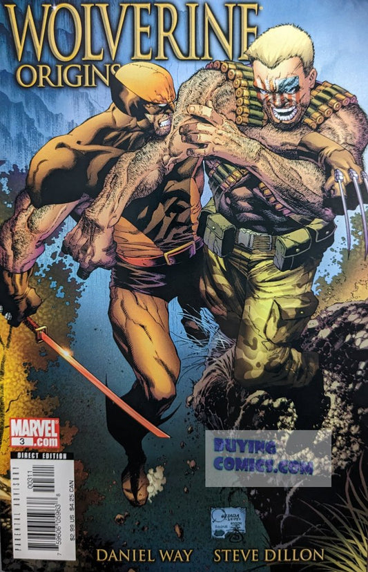 Wolverine Origins #3 Comic Book Cover Art