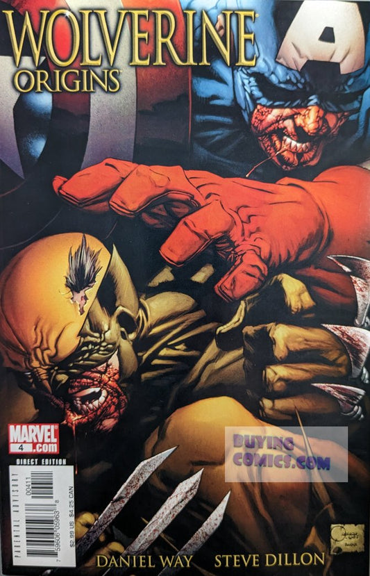 Wolverine Origins #4 Comic Book Cover Art