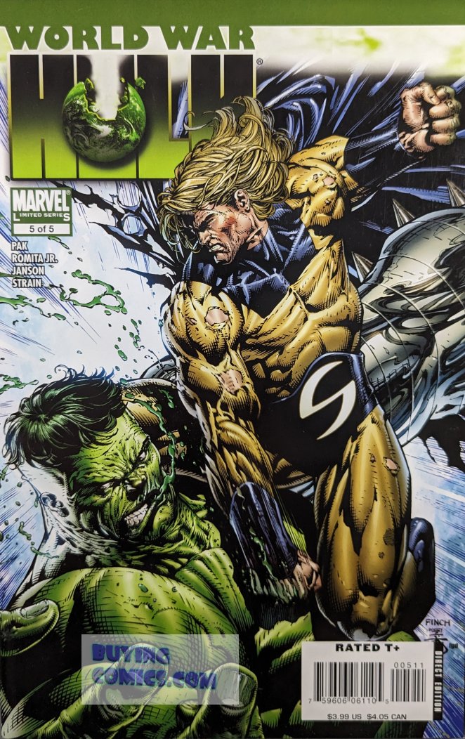 World War Hulk #5 Comic Book Cover Art