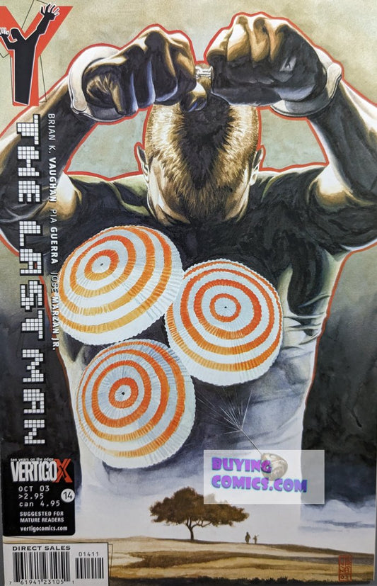 Y: The Last Man #14 Comic Book Cover Art