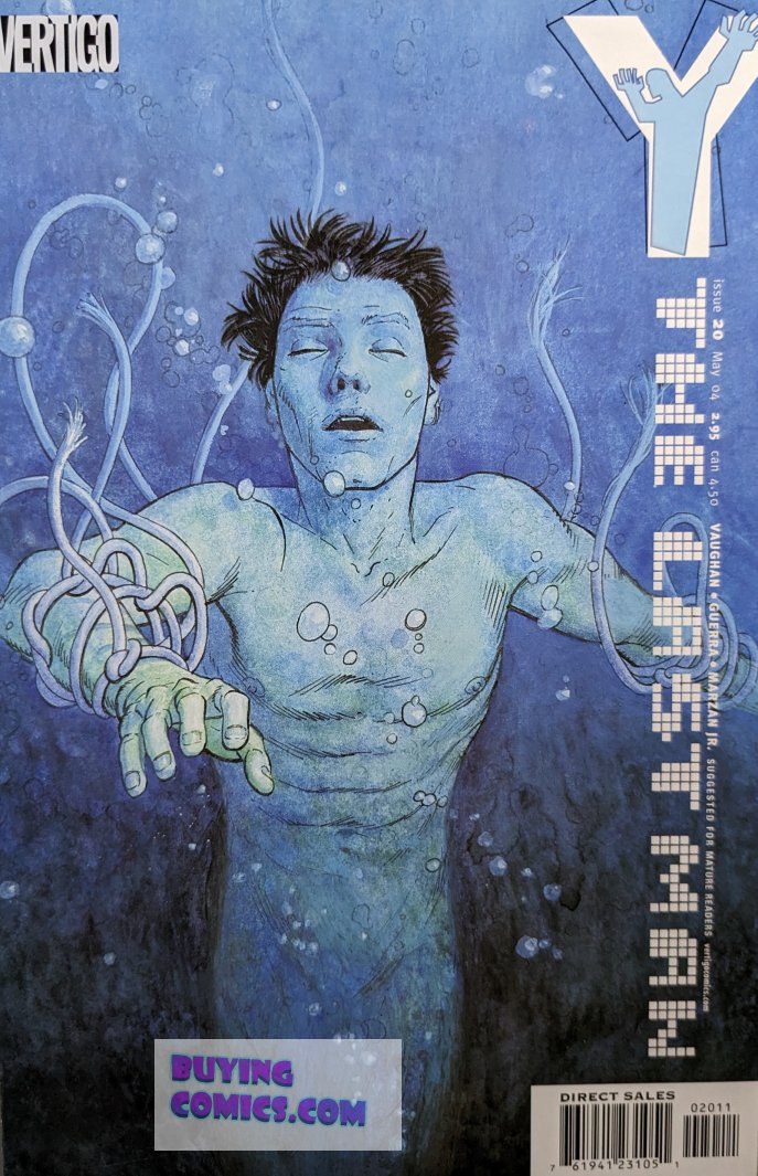 Y: The Last Man #20 Comic Book Cover Art