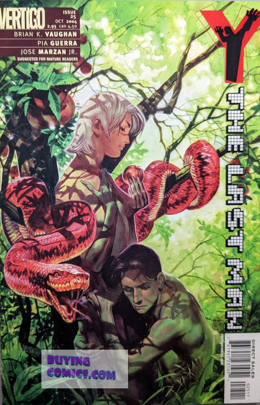 Y: The Last Man #25 Comic Book Cover Art