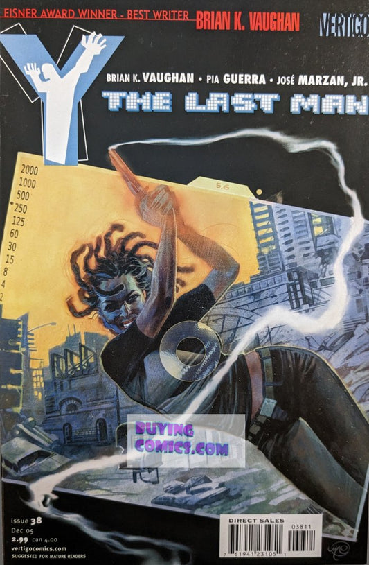 Y: The Last Man #38 Comic Book Cover Art