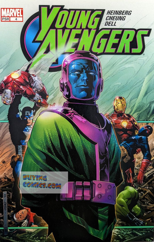 Young Avengers #4 Comic Book Cover Art