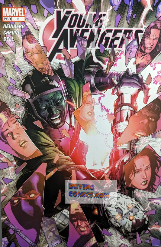 Young Avengers #5 Comic Book Cover Art