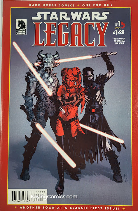 Star Wars Legacy 1 for 1 Cover Art