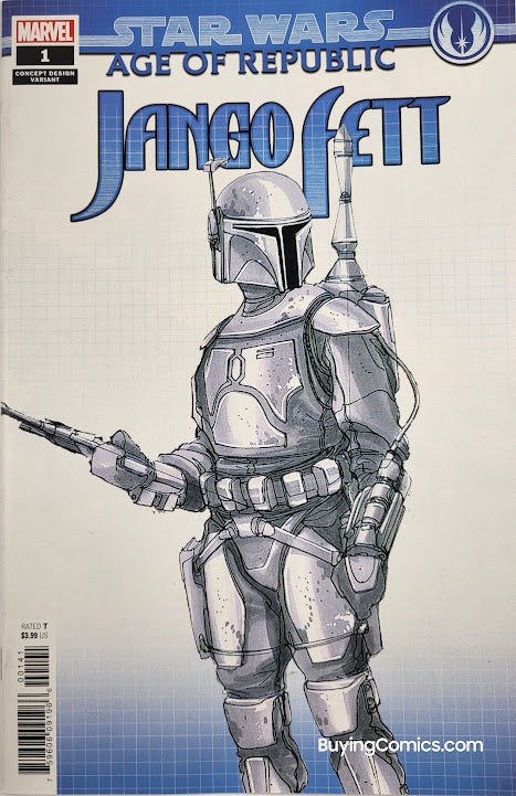 Star Wars Age of Republic Jango Fett Concept Design