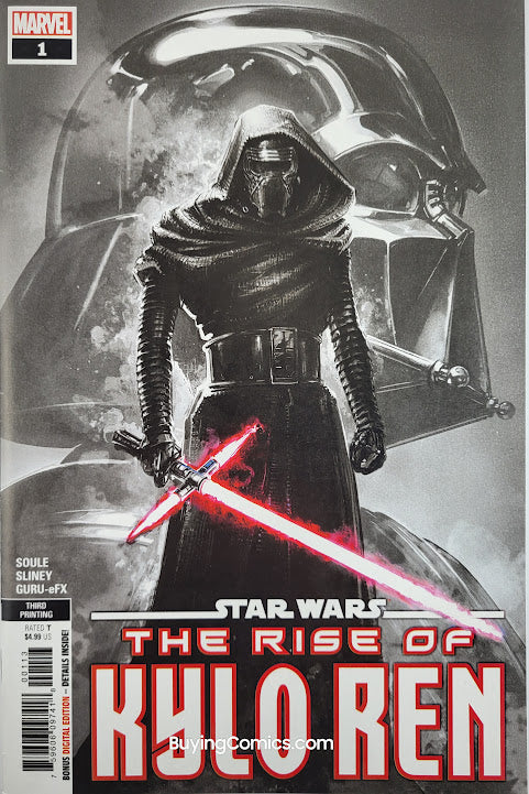 Star Wars The Rise Of Kylo Ren #1 Third Print Cover Art