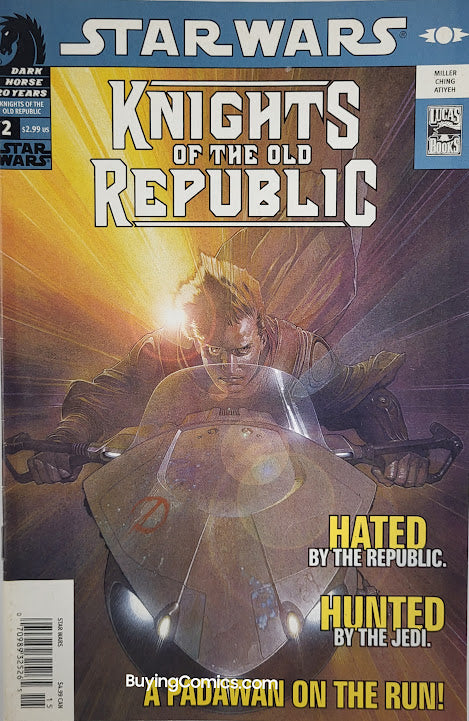 Star Wars Knights of the Old Republic #2 Cover Art