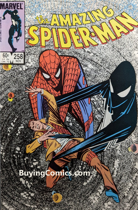 Amazing Spider-Man #258 Comic Book Cover Art