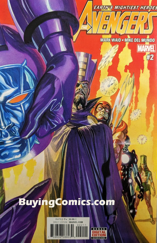 Avengers #2 Comic Book Cover Art By Alex Ross