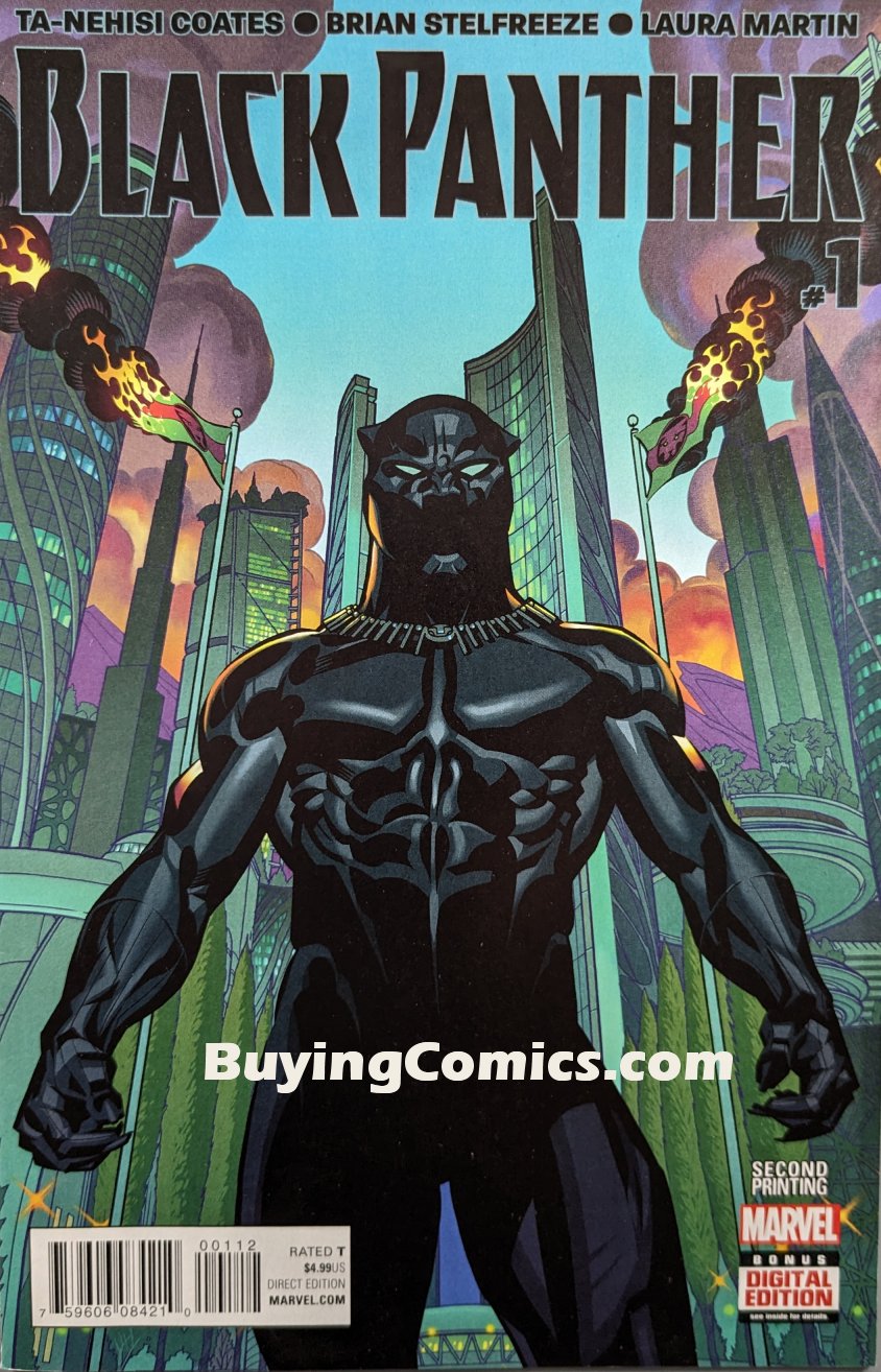 Black Panther #1 Comic Book Cover Art by Brian Stelfreeze