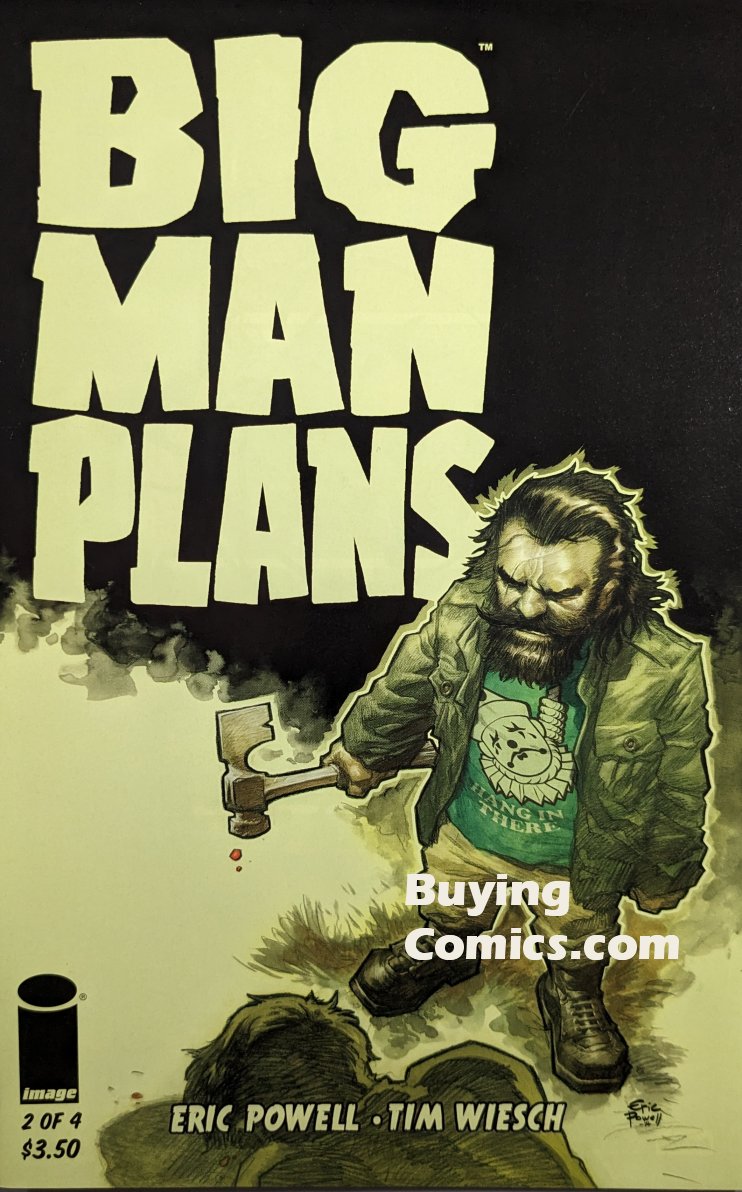 Big Man Plans #2 Comic Book Cover Art