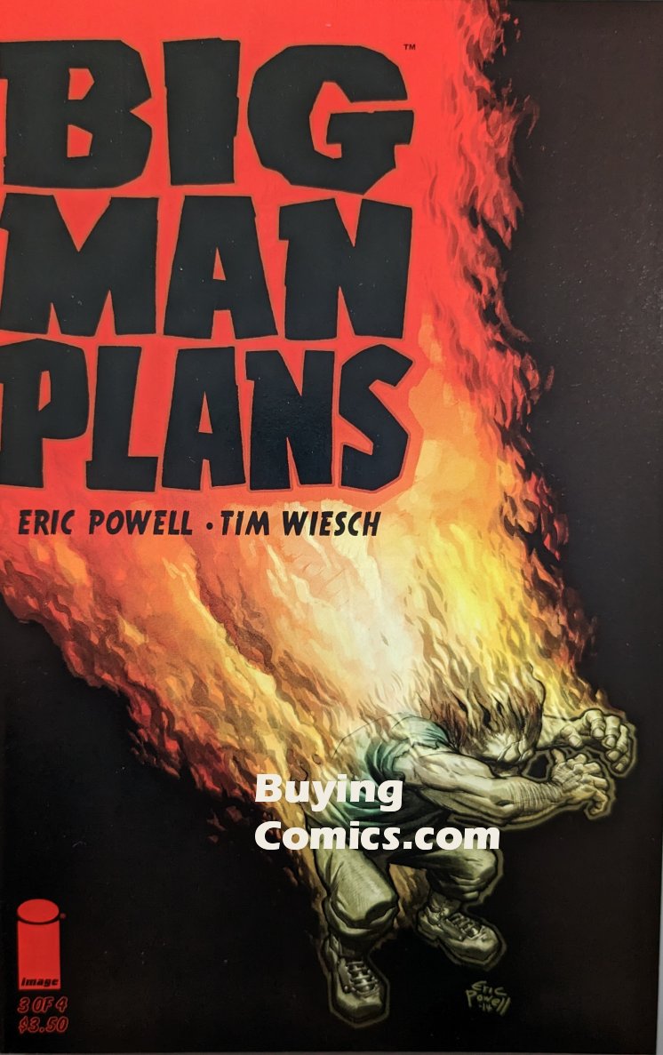 Big Man Plans #3 Comic Book Cover Art