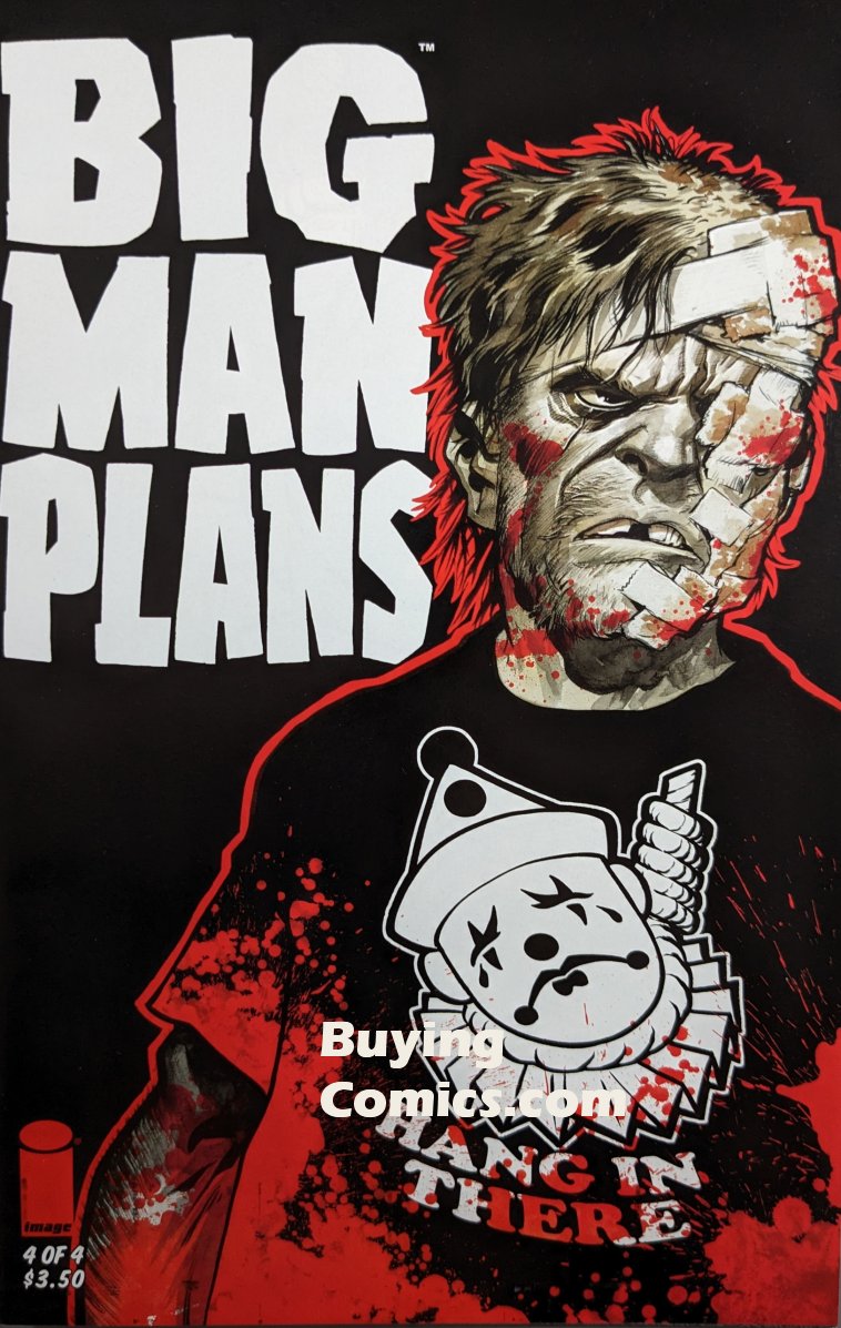 Big Man Plans #4 Comic Book Cover Art