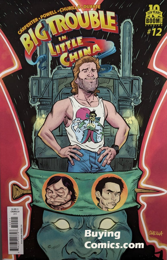 Big Trouble In Little China #12 Comic Book Cover Art