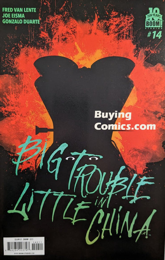 Big Trouble In Little China #14 Comic Book Cover Art