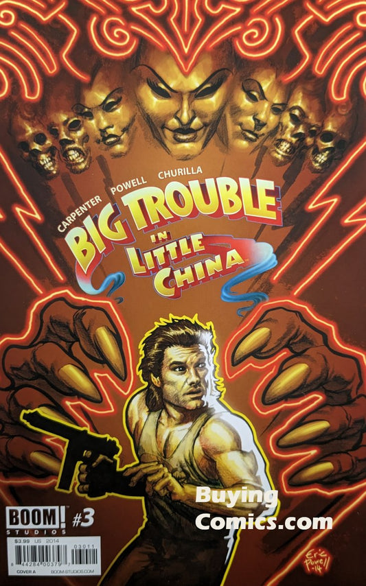 Big Trouble In Little China #3 Comic Book Cover Art