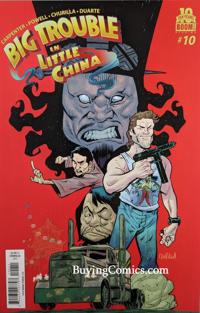 Big Trouble In Little China #10 Comic Book Cover Art