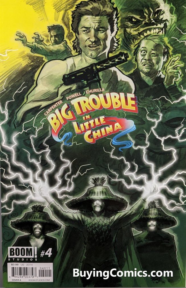 Big Trouble In Little China #4 Comic Book Cover Art