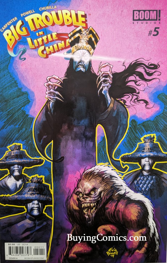 Big Trouble In Little China #5 Comic Book Cover Art