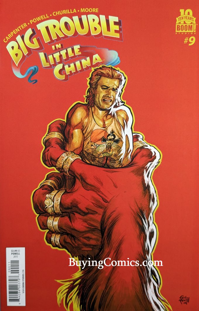 Big Trouble In Little China #9 Comic Book Cover Art