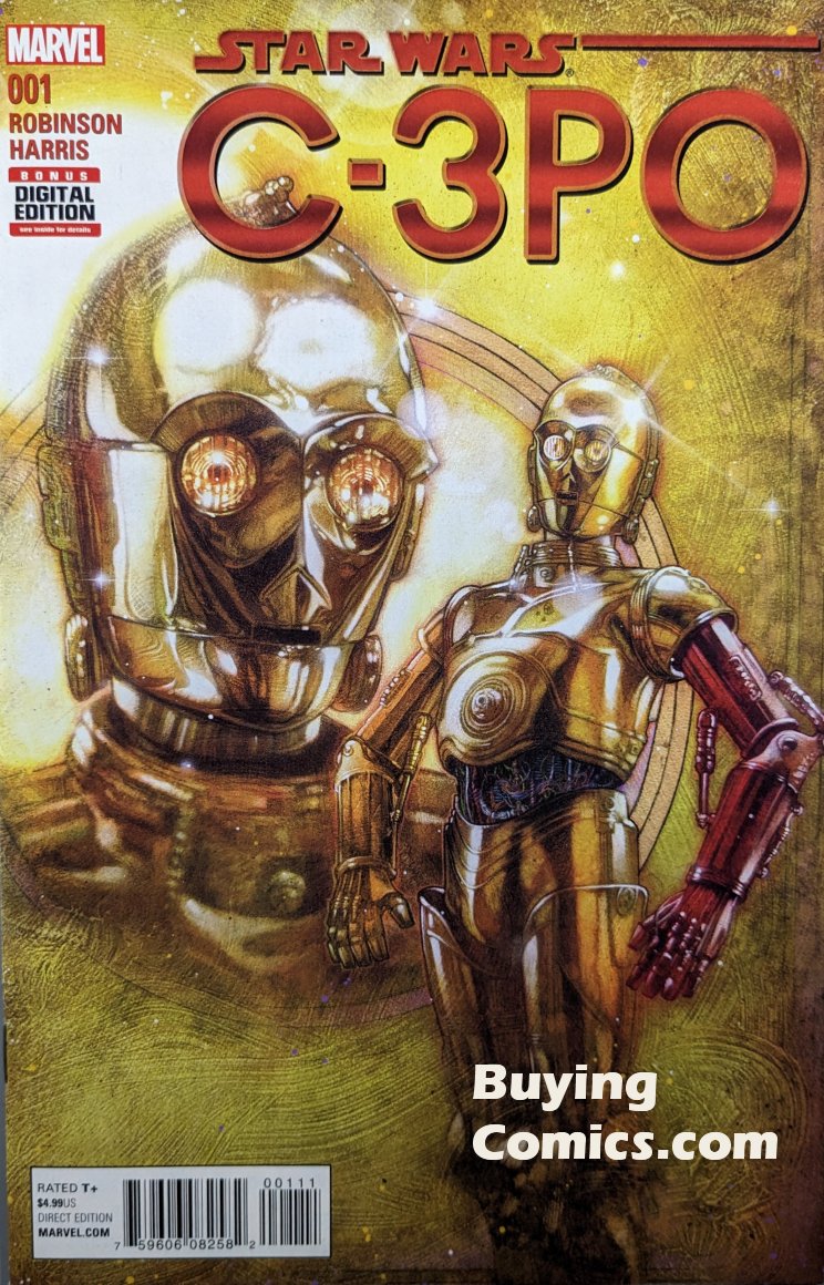 Star Wars C-3PO Special #1 Comic Book Cover Art