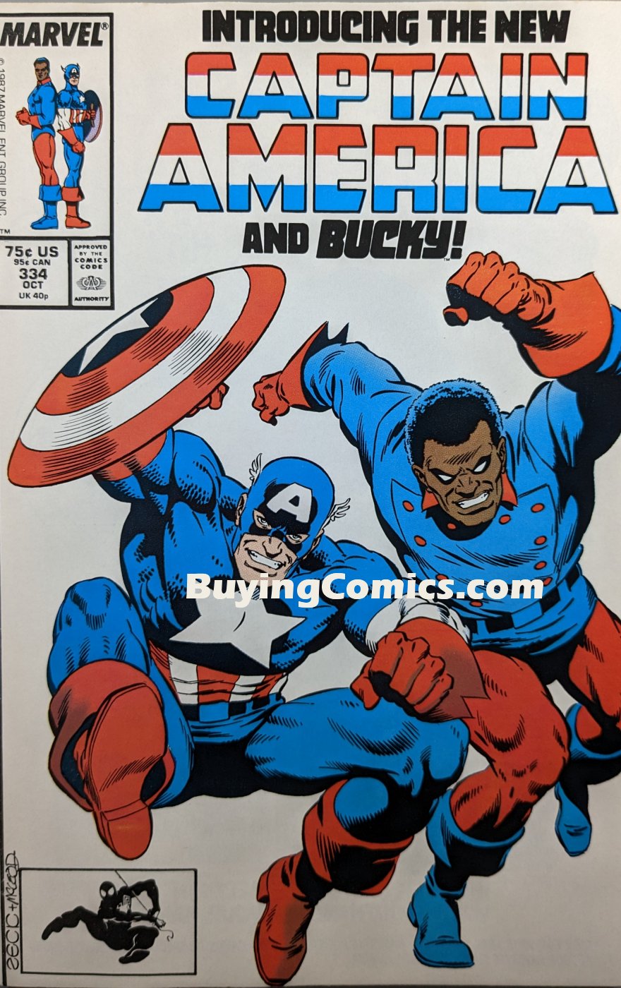 Captain America #334 Cover Art by Mike Zeck