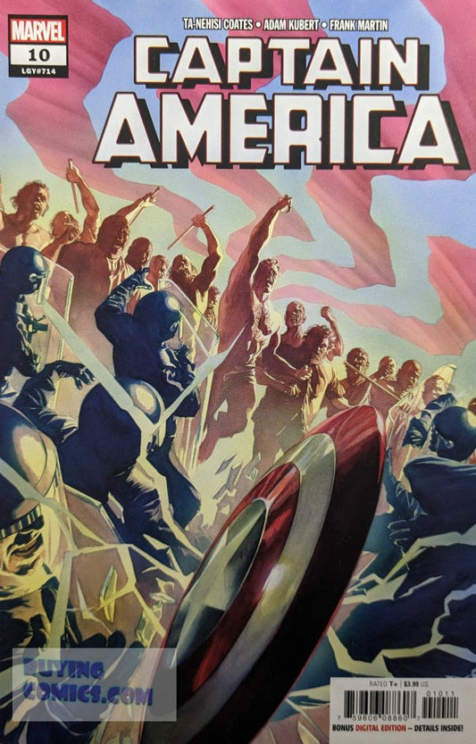 Captain America #10 Comic Book Cover Art by Alex Ross